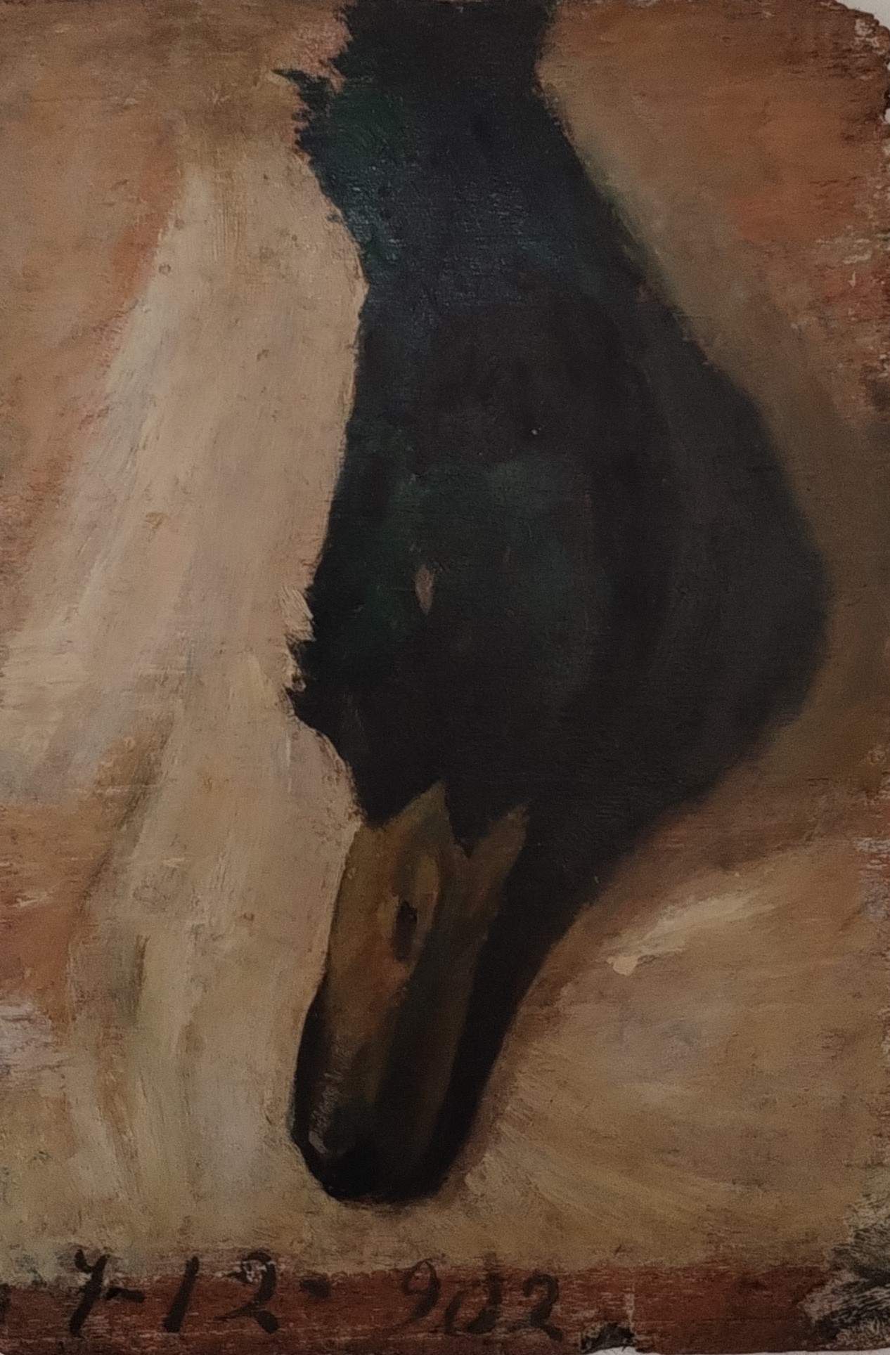 Natura morta - olio su tavoletta - 13x20cm - 7.12.1902