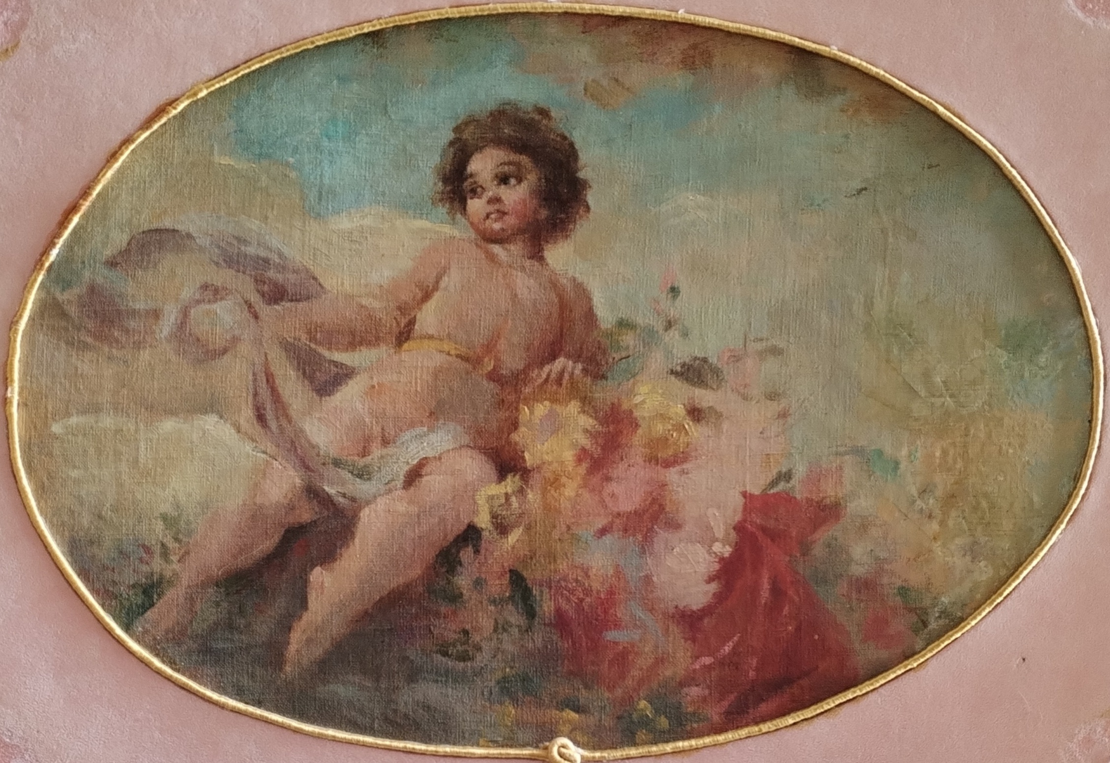 Puttino - olio su tela - 34x24 cm - s.d.