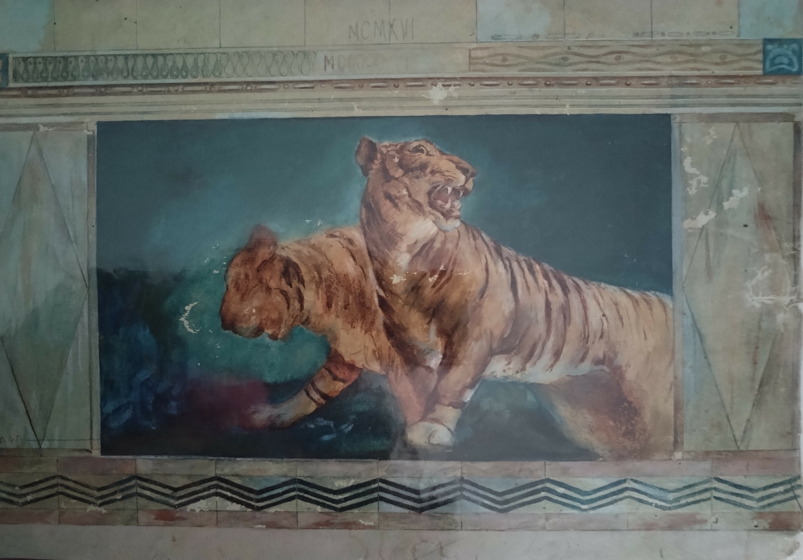 Due Tigri -acquerello