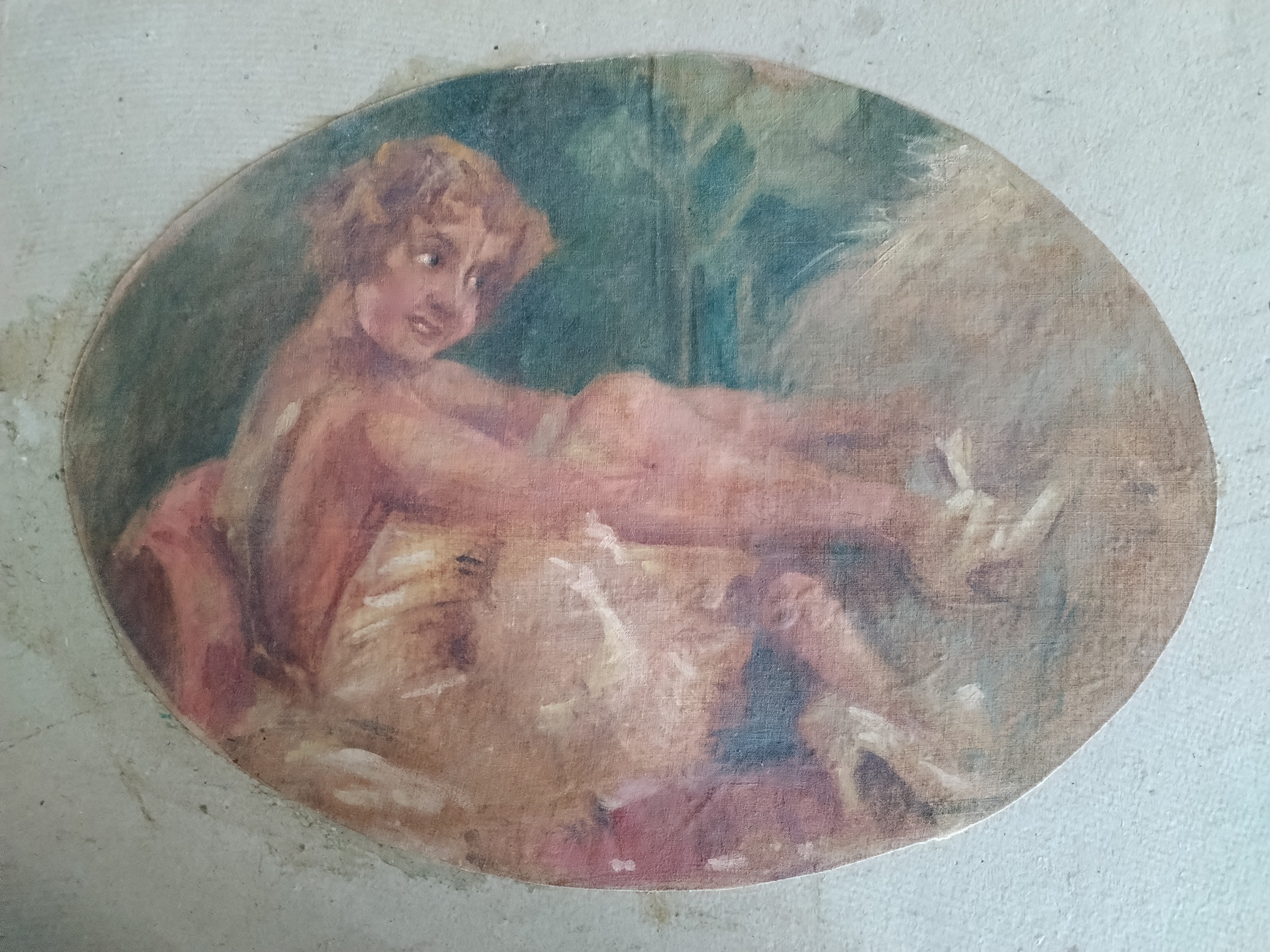 Figura femminile (studio) olio