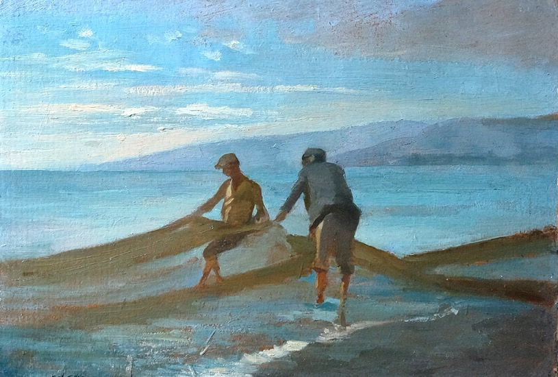 Pescatori al villaggio Marina