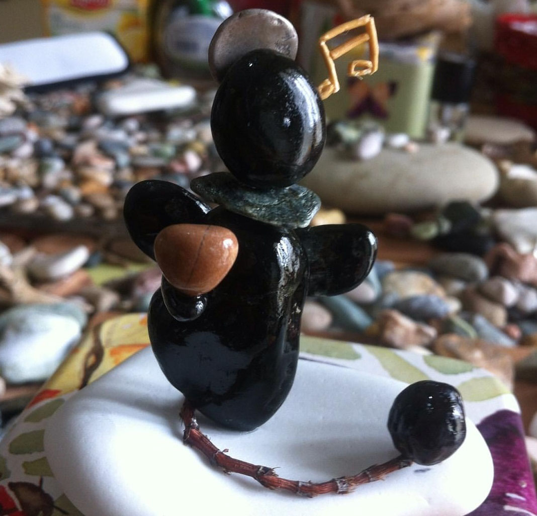 Katia Cristini - Le pietre-Angelo nero