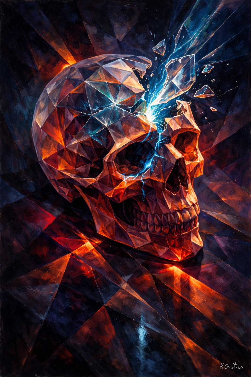 Katia Cristini - figurativo -Frattura