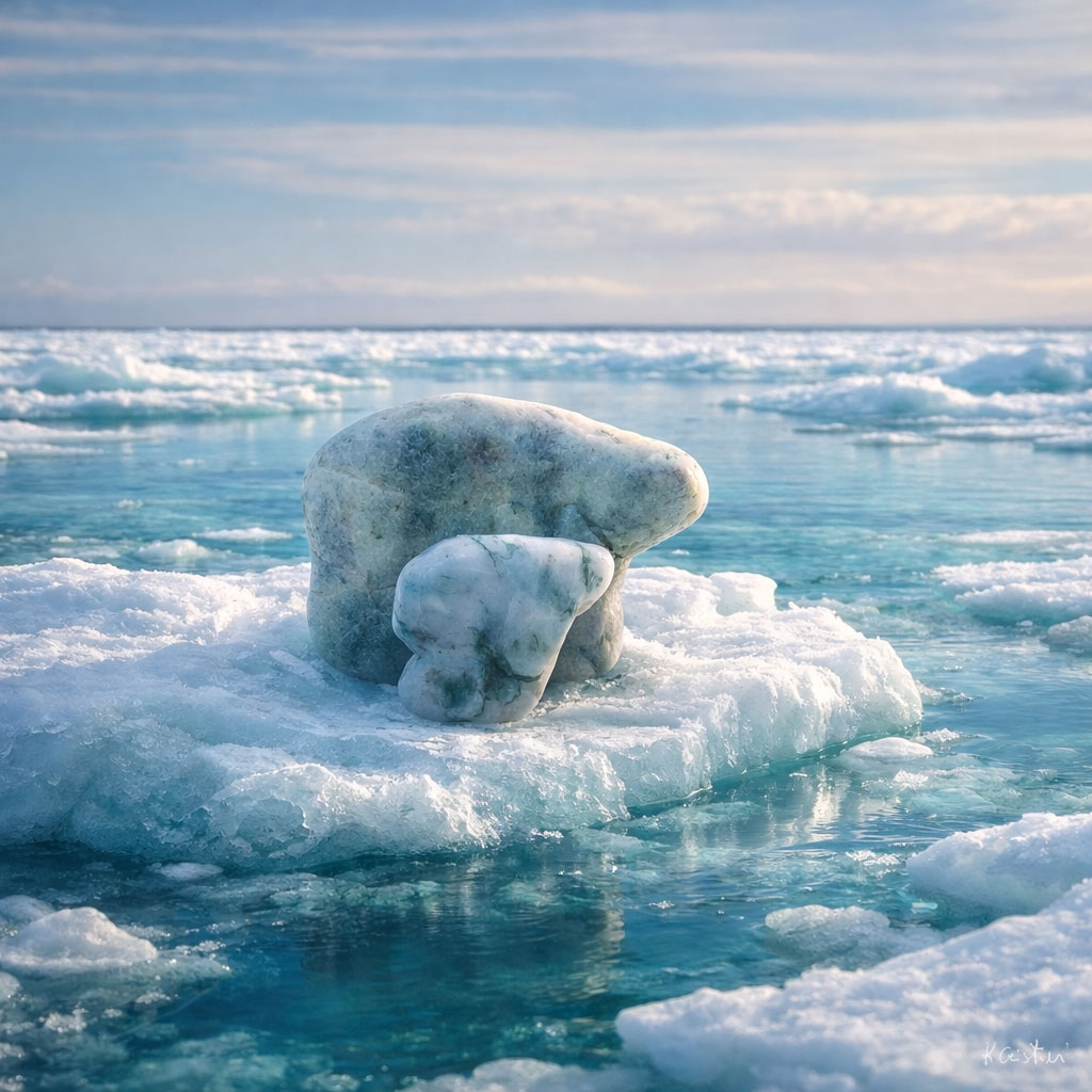 Katia Cristini - figurativo -L'ultimo Ghiaccio