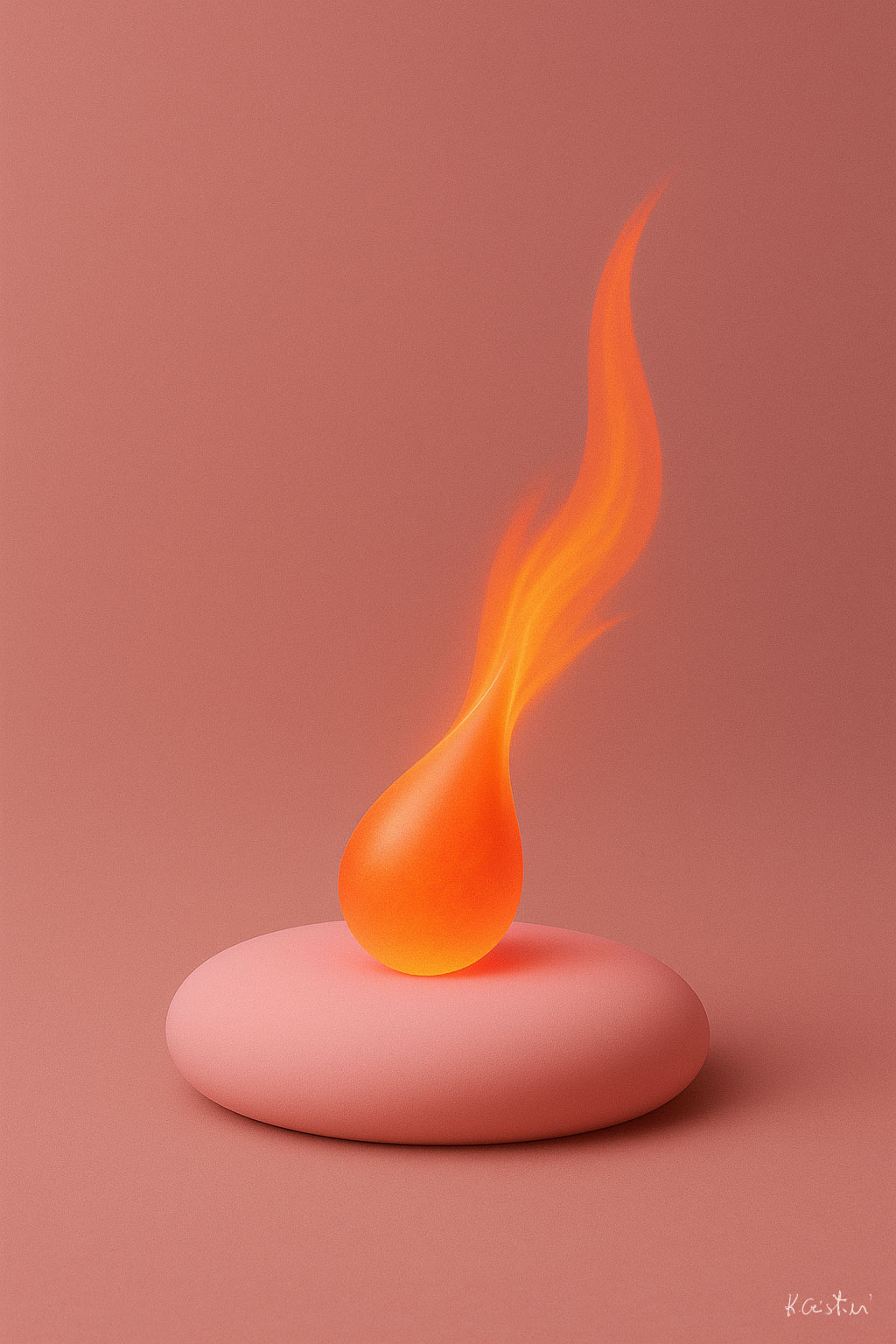 Katia Cristini - serie leggerezza -GM Serie Contemporanea Leggerezza Rosa Quarzo