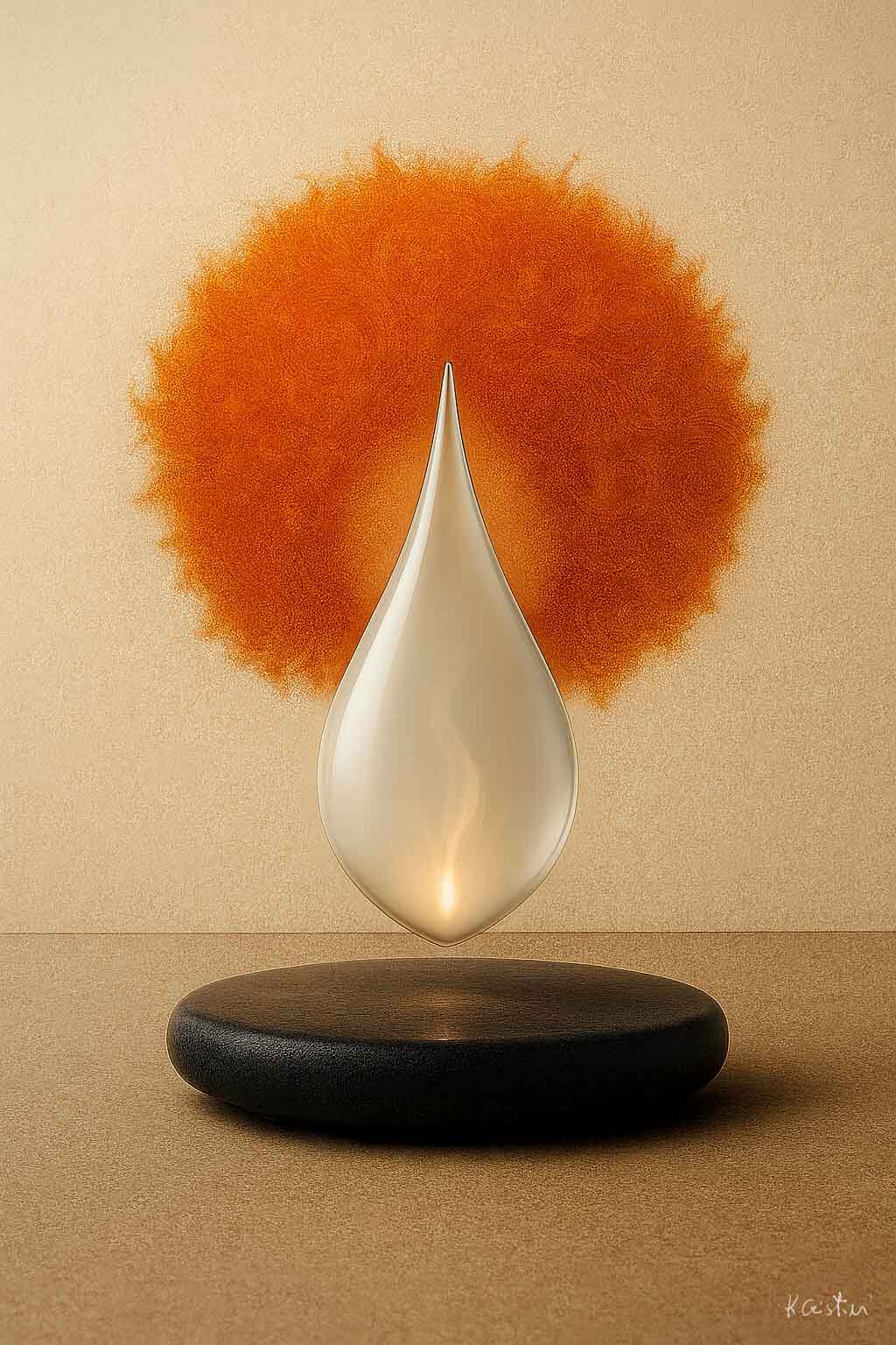 Katia Cristini - serie minimal-Omaggio alla Vanoni n. 3