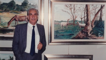 Foto del pittore Benito Cristini