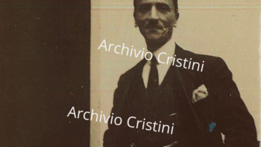 Ritratto fotografico storico del pittore Francesco Cristini (1878-1964)