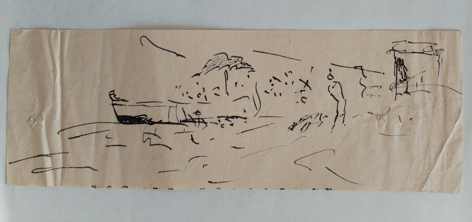 Bozzetto del pittore Francesco Cristini - Archivio Cristini Bozzetto del pittore Francesco Cristini