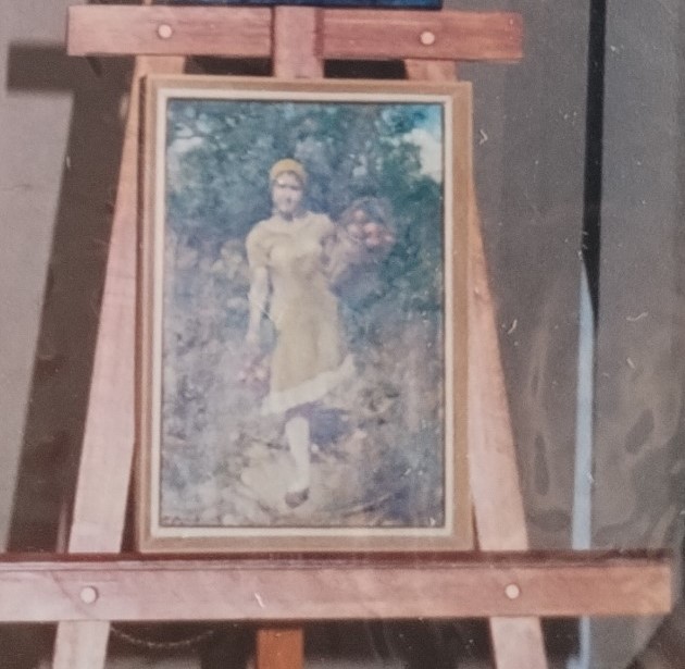 Francesco Cristini - Fotografia storica dell’opera esposta durante una mostra dedicata a Francesco Cristini, organizzata da Benito Cristini. L’immagine è stata recuperata da documentazione fotografica d’archivio. Al momento non sono noti titolo, misure, collocazione attuale e proprietà dell’opera.