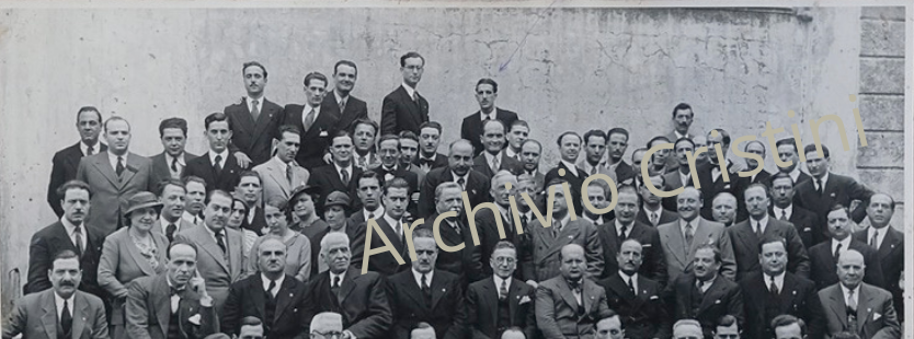 Rara fotografia d'epoca del pittore Francesco Cristini durante il soggiorno e passaggio all'Accademia di Belle Arti di Napoli